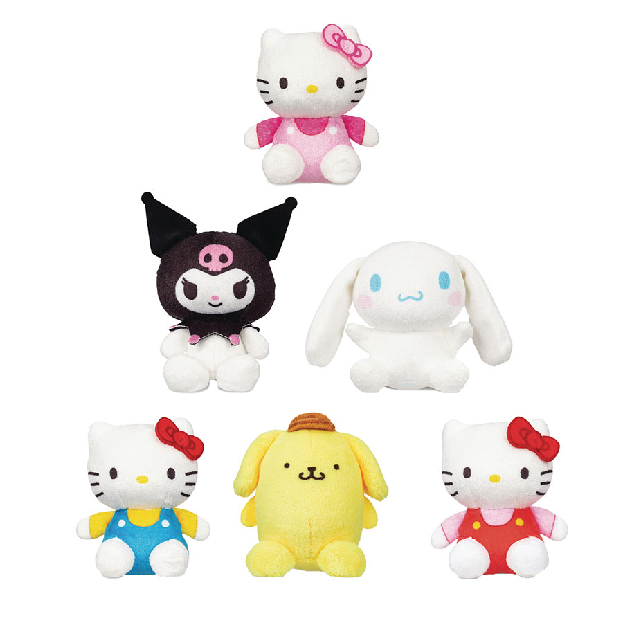 Hello Kitty And Friends Micro Teenies Plush Toy Blind Mystery Box 12-Piece Display