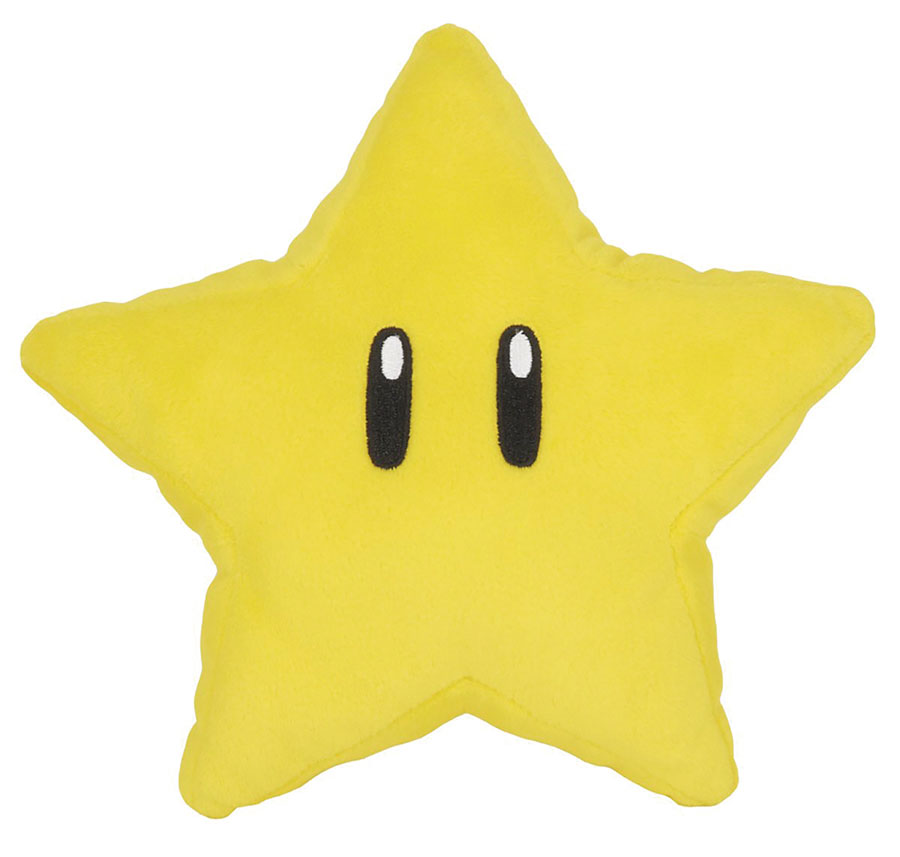 Super Mario Bros Plush - Super Star 6-Inch