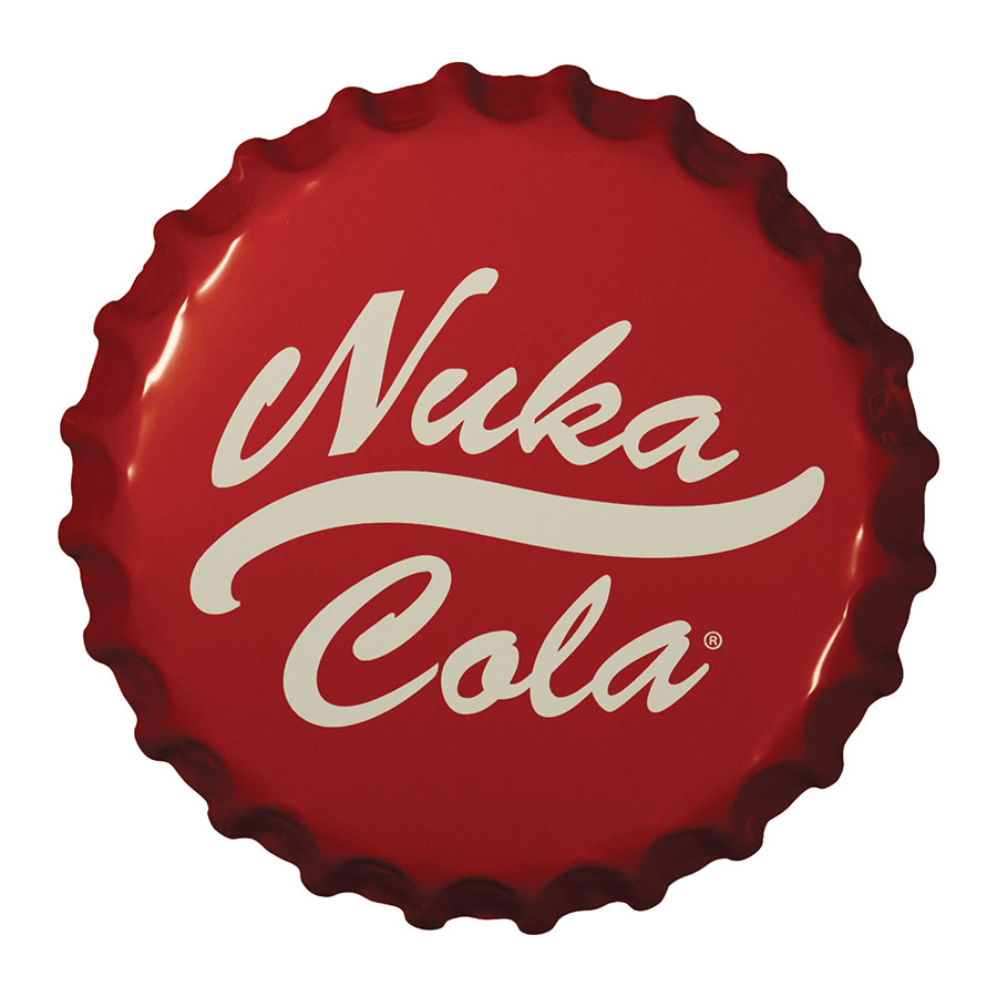 Fallout Nuka-Cola Bottle Cap Tin Sign