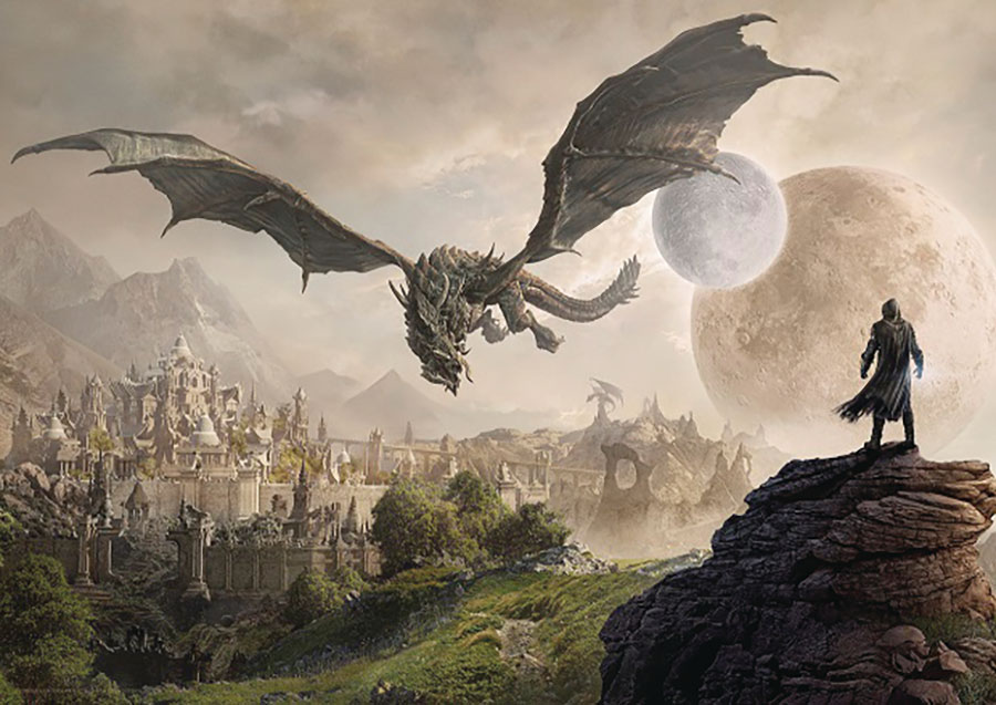 Elder Scrolls Elsweyr Limited Edition Art Print