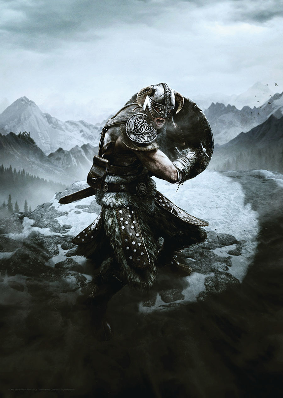 Elder Scrolls V Skyrim Limited Edition Art Print
