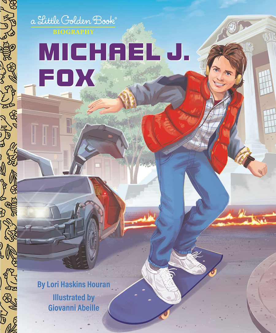 Michael J Fox Little Golden Book Biography HC
