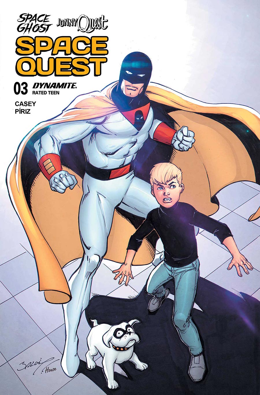 Space Ghost Jonny Quest SpaceQuest #3 Cover H Incentive Mark Bagley Variant Cover
