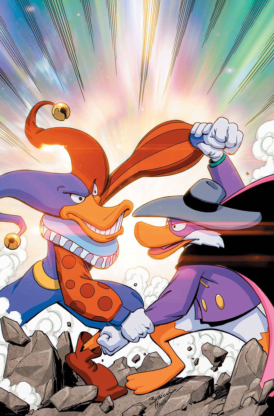 Darkwing Duck Vol 4 #4 Cover O Incentive Mark Bagley Virgin Cover