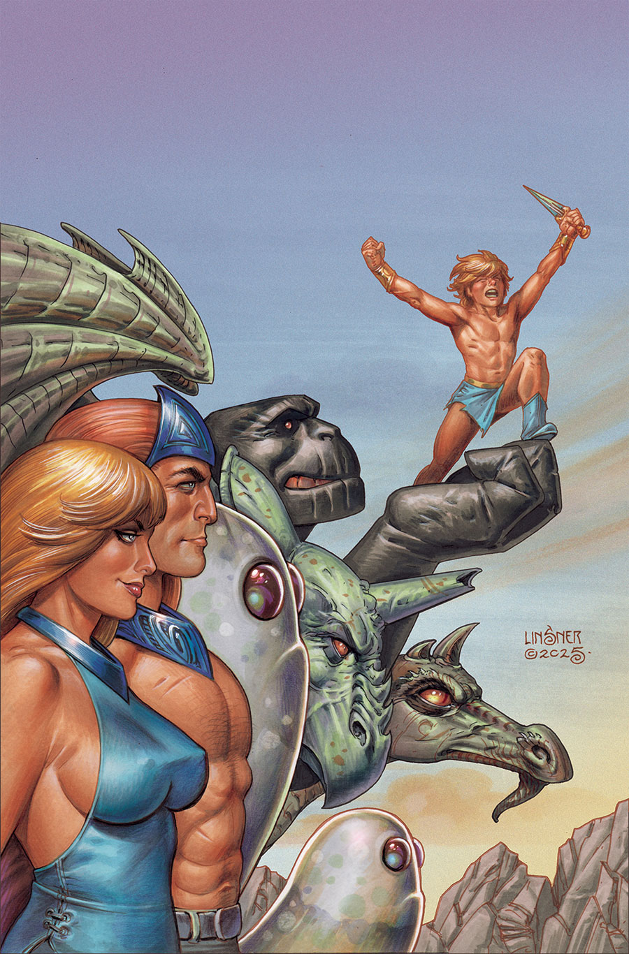 Herculoids #4 Cover K Incentive Joseph Michael Linsner Virgin Cover