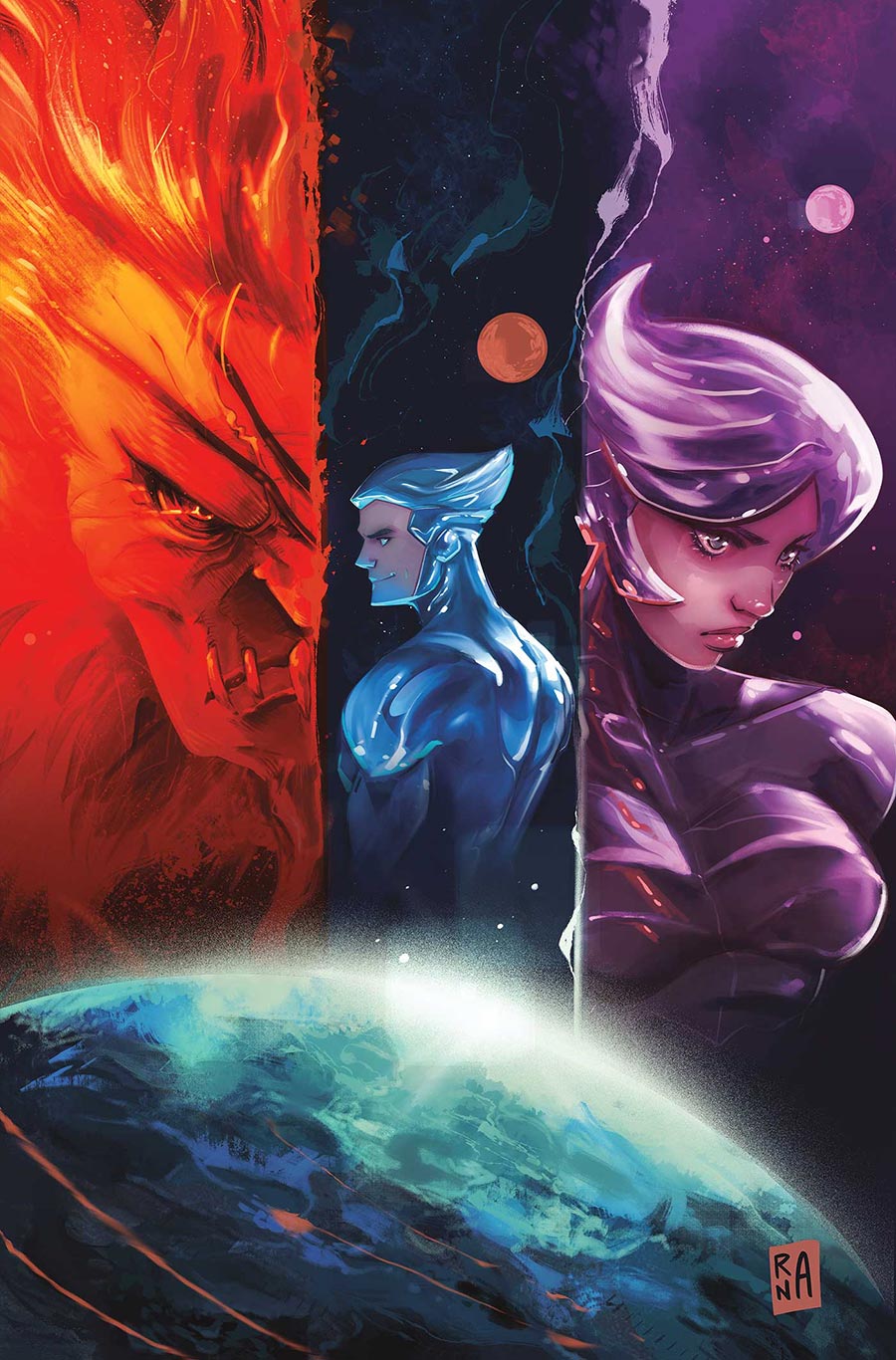 SilverHawks Vol 2 #5 Cover O Incentive Alessandro Ranaldi Virgin Cover