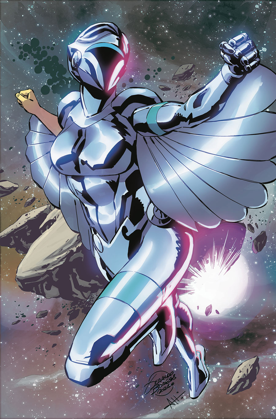SilverHawks Vol 2 #5 Cover P Incentive Geraldo Borges Virgin Cover