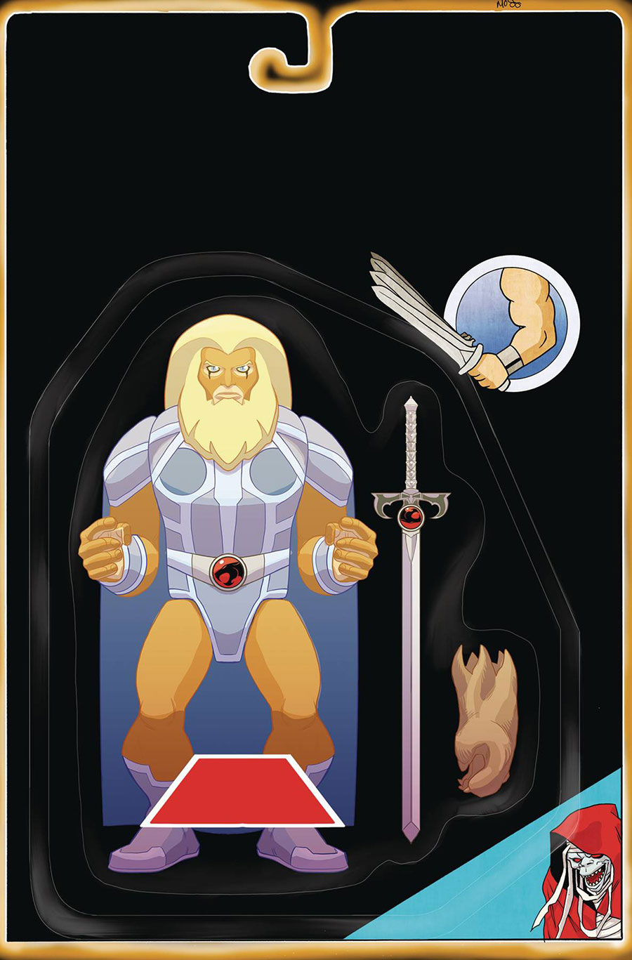 Thundercats Vol 3 #16 Cover N Incentive Drew Moss Action Figure Virgin Cover