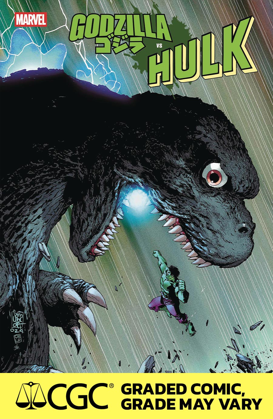 Godzilla vs Hulk #1 (One Shot) Cover M DF CGC Graded