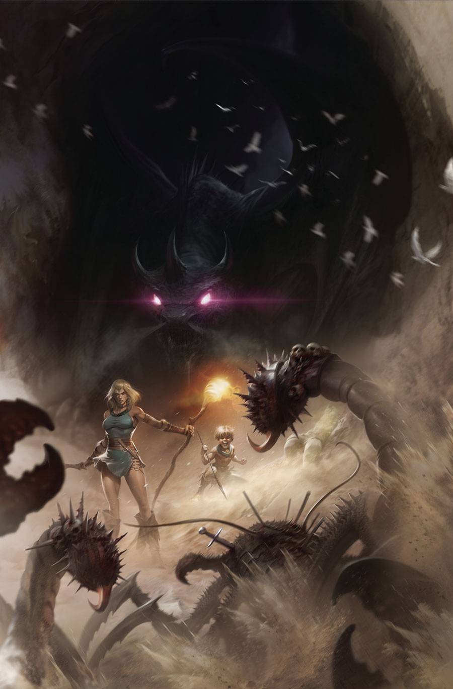 Herculoids #4 Cover E Dynamite Metal Premium Francesco Mattina Cover