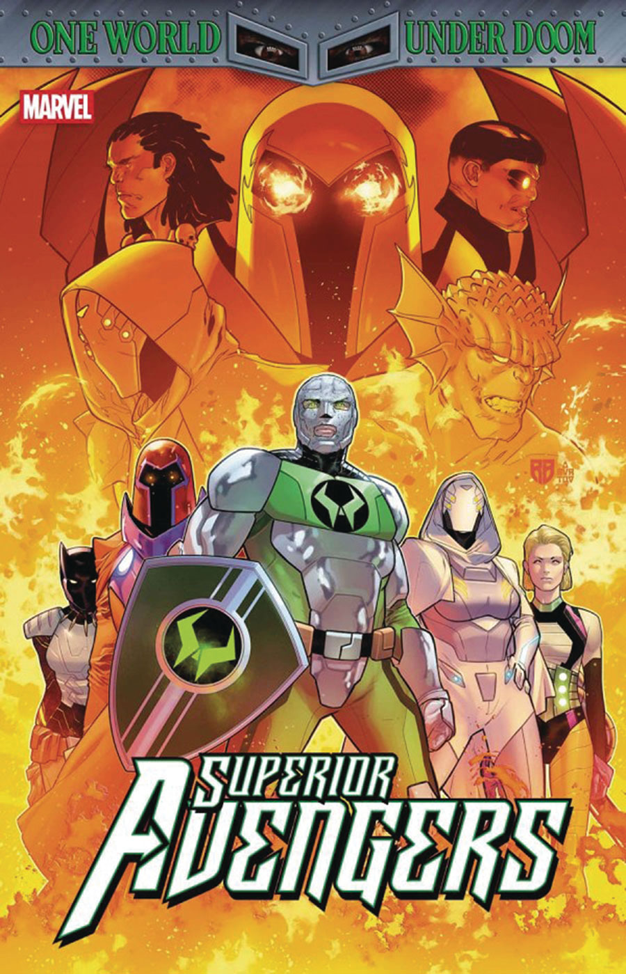 Superior Avengers #1 Cover E DF Signed By Steve Foxe