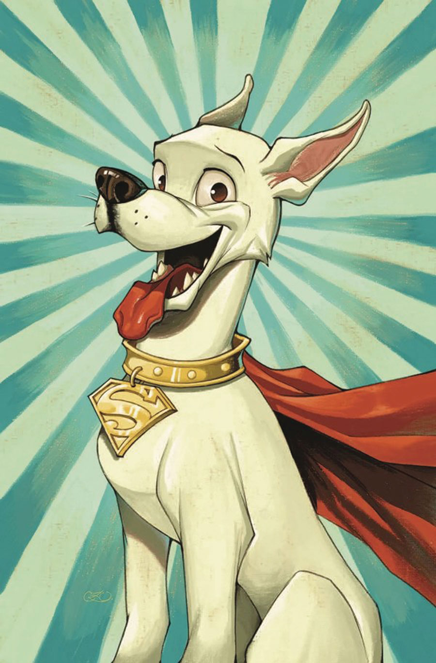 Summer Of Superman Special #1 (One Shot) Cover H DF Krypto Variant Cover Signed By Mark Waid