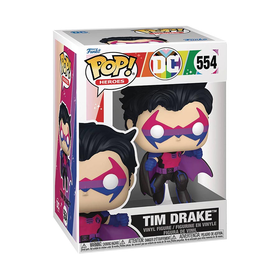 Pop Heroes DC Pride Tim Drake Vinyl Figure