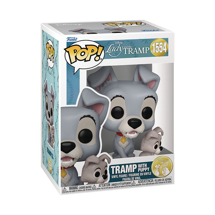 POP Disney Lady And The Tramp Tramp With Puppy PVC Figure