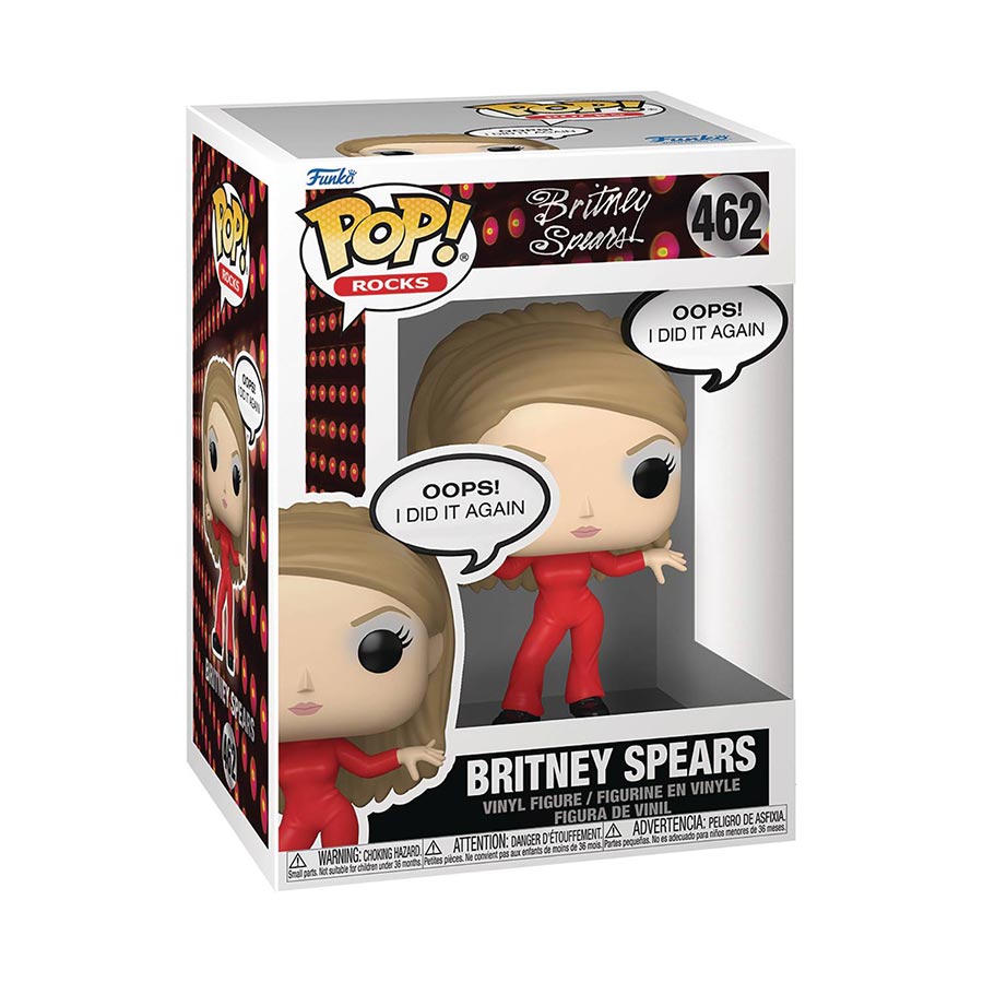POP Sayings Britney Spears Oops I Did it Again Vinyl Figure