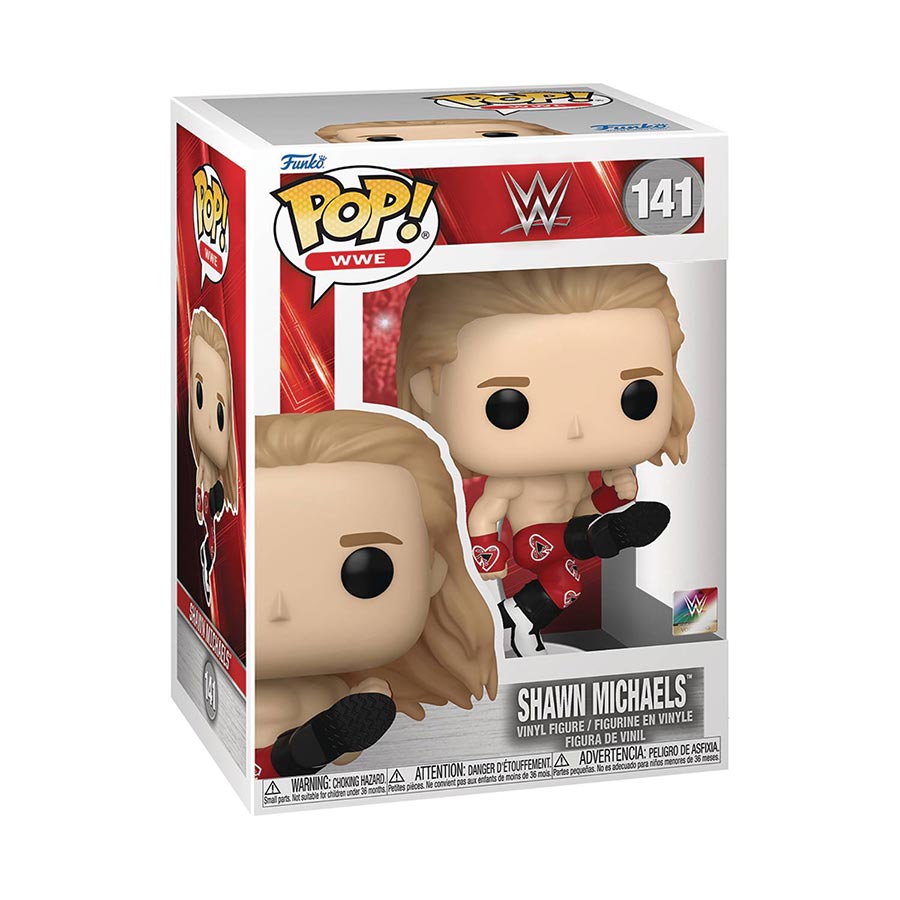 POP WWE Shawn Michaels Sweet Chin Music Vinyl Figure