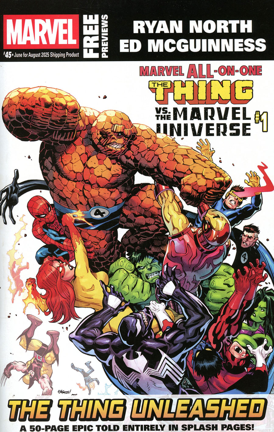 Marvel Previews Vol 6 #45 June 2025 - FREE -