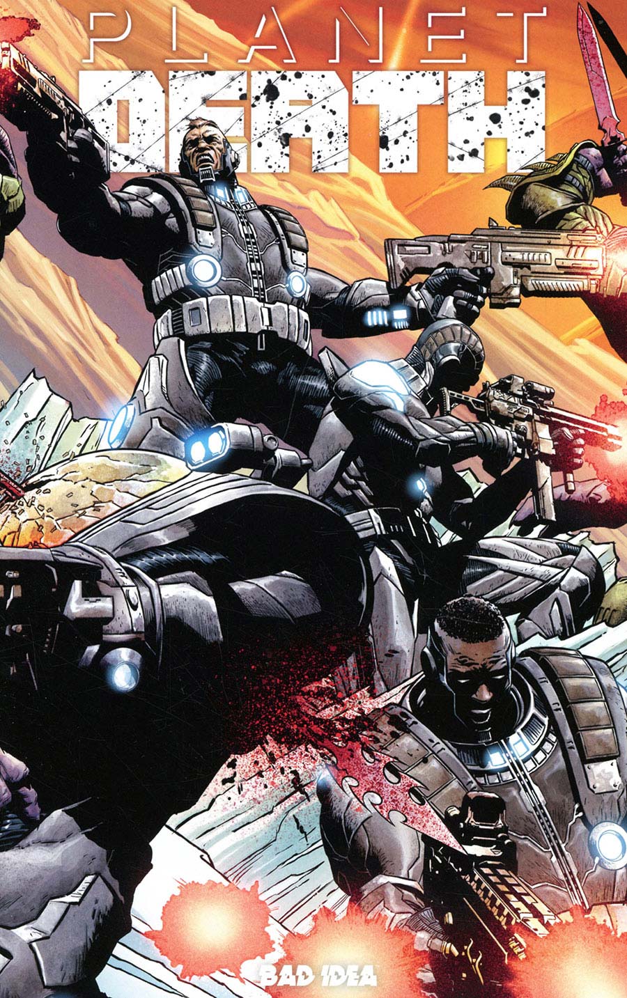 Planet Death #0 Cover B Incentive Joe Quesada Gatefold Wraparound Triptych Variant Cover