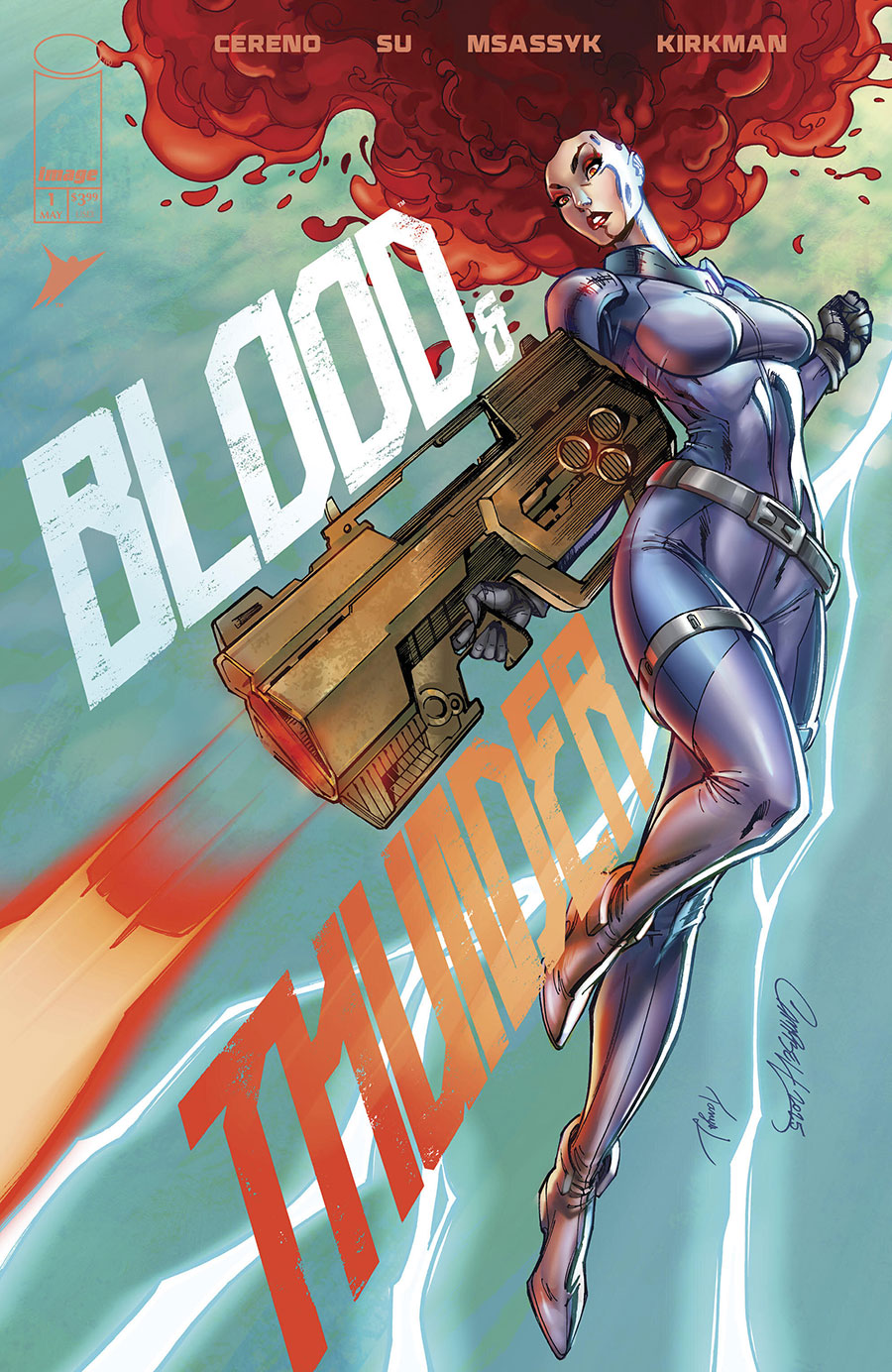 Blood & Thunder #1 Cover E Incentive J Scott Campbell Variant Cover