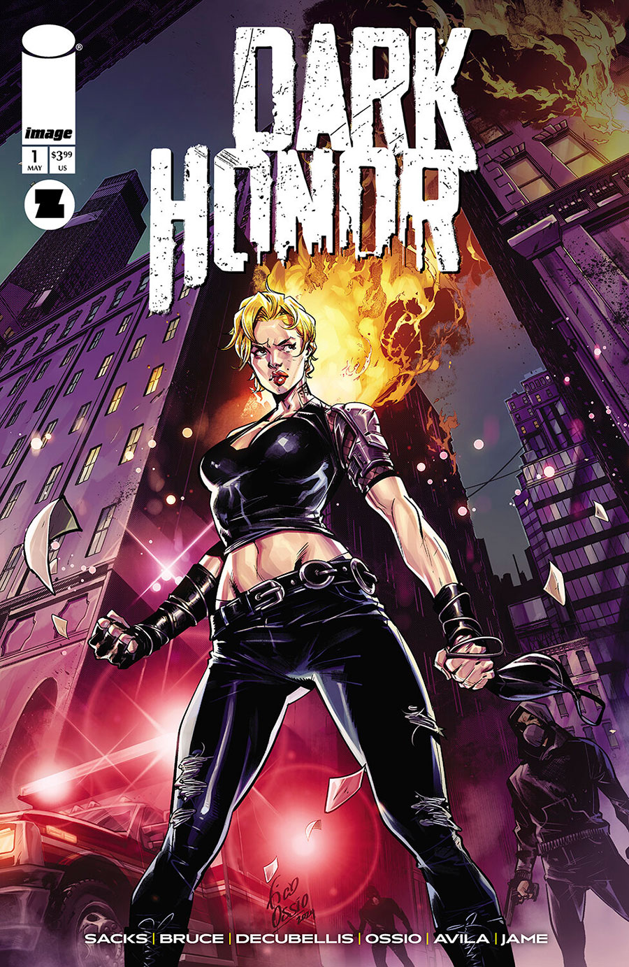 Dark Honor #1 Cover A Regular Fico Ossio Cover