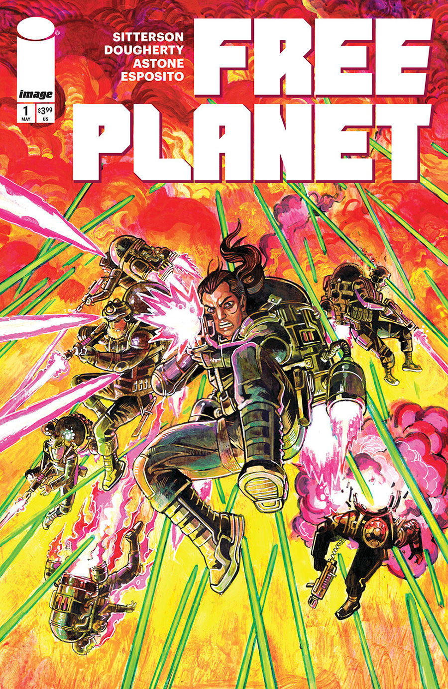 Free Planet #1 Cover B Variant Jed Dougherty Action Cover