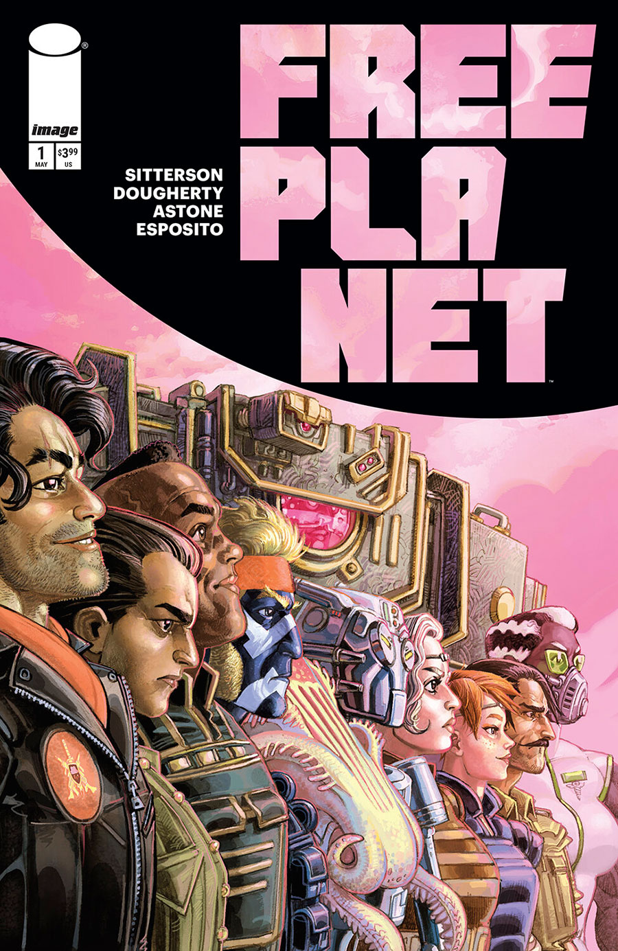 Free Planet #1 Cover D Incentive Jed Dougherty Foil Cover