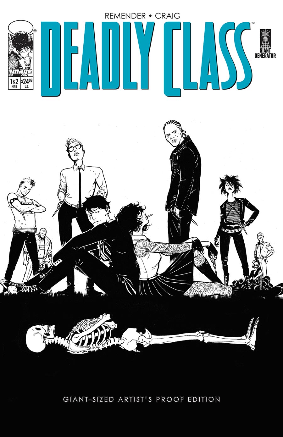 Deadly Class Giant-Sized Artists Proof Edition #1 (One Shot) Cover A Regular Wes Craig Cover