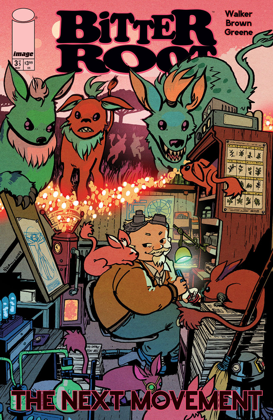 Bitter Root The Next Movement #3 Cover C Incentive Bryan Lee O Malley Variant Cover