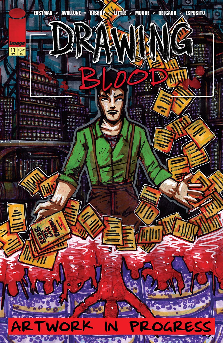 Drawing Blood #11 Cover A Regular Kevin Eastman Cover