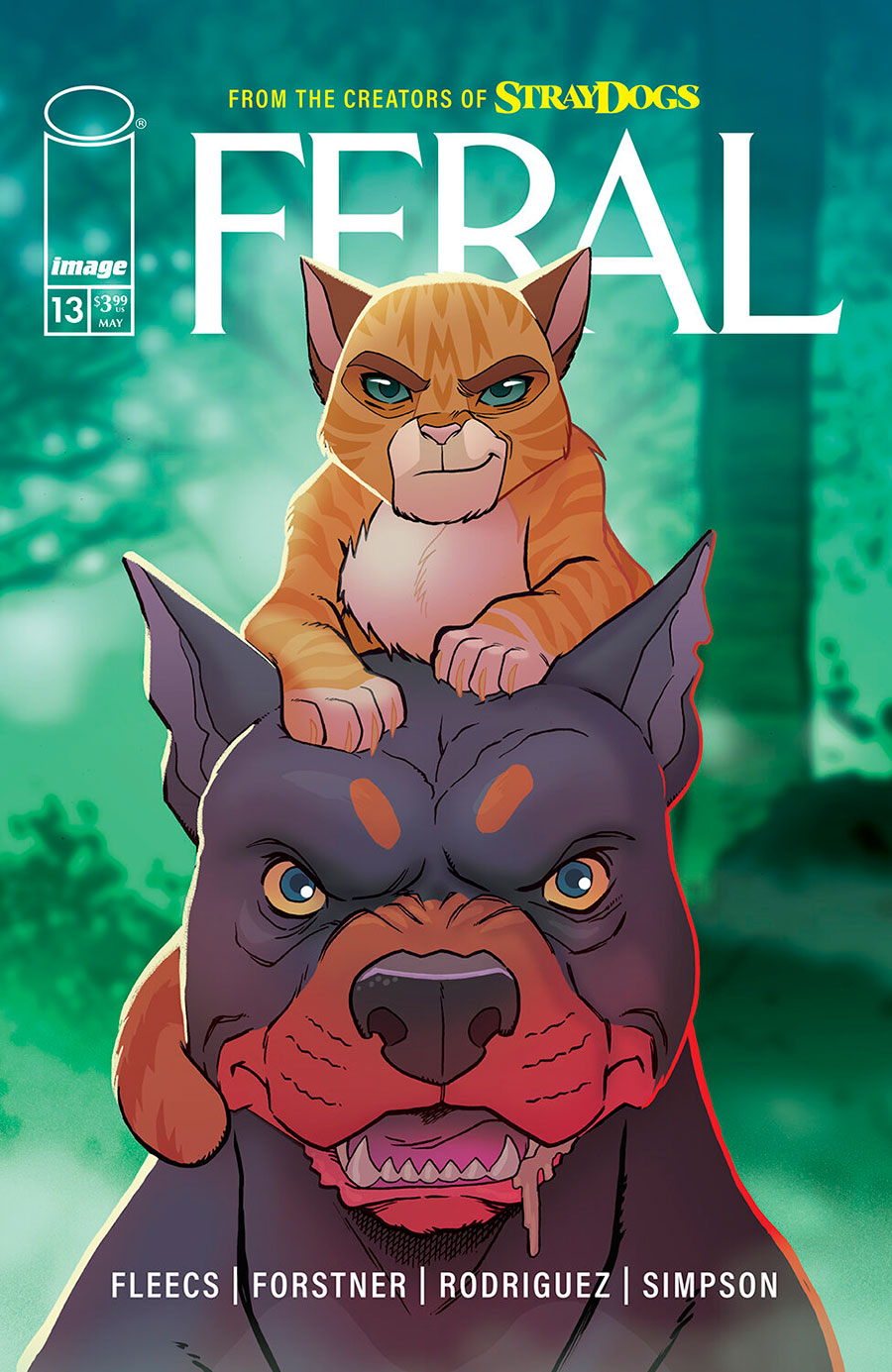 Feral #13 Cover A Regular Tony Fleecs Trish Forstner & Tone Rodriguez Cover