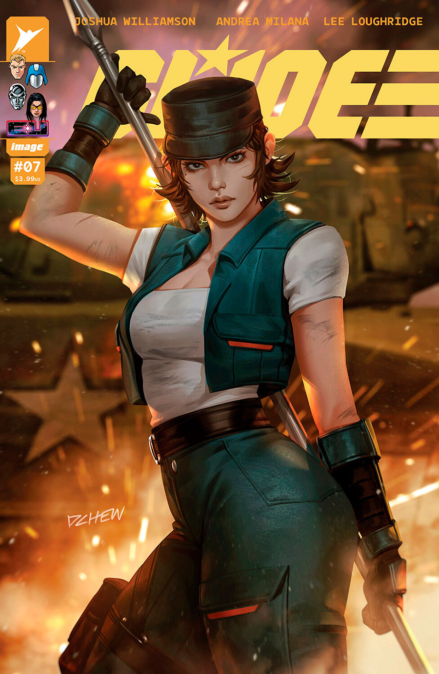 GI Joe Vol 10 #7 Cover F Incentive Derrick Chew Foil Variant Cover