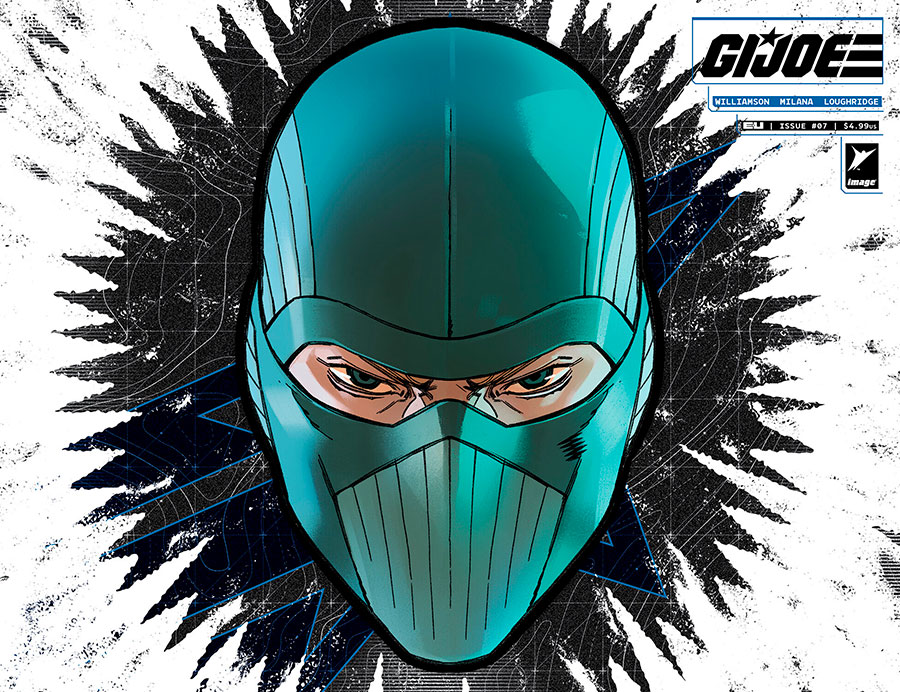 GI Joe Vol 10 #7 Cover H Variant Andrea Milana & Andres Juarez Die-Cut Foil Mask Cover