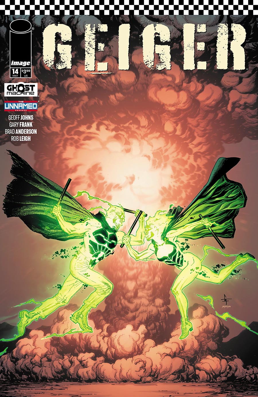 Geiger Vol 2 #14 Cover A Regular Gary Frank & Brad Anderson Cover