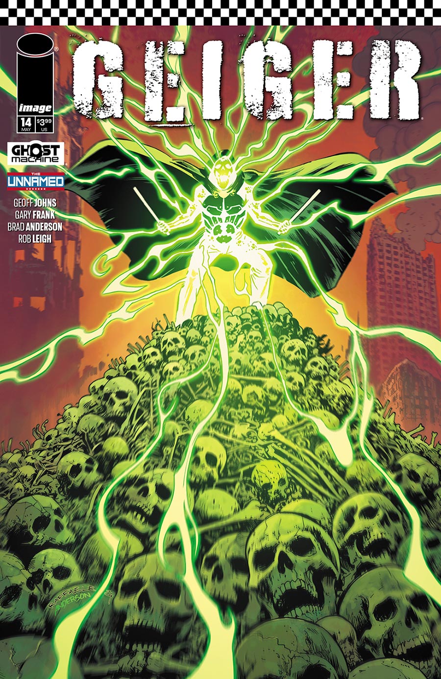 Geiger Vol 2 #14 Cover C Variant Stefano Raffaele & Brad Anderson Cover