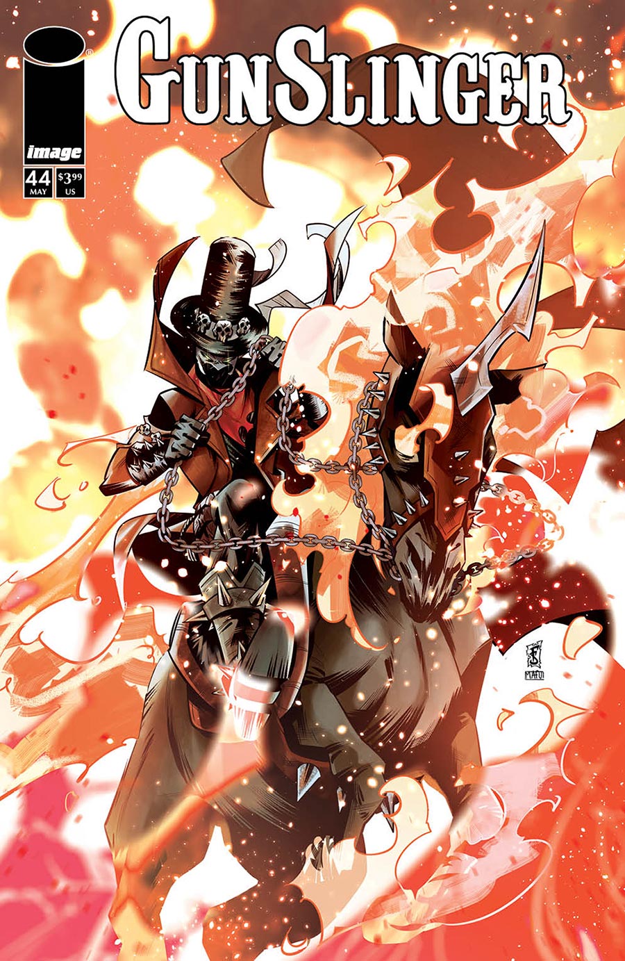 Gunslinger Spawn #44 Cover B Variant Federico Sabbatini Cover
