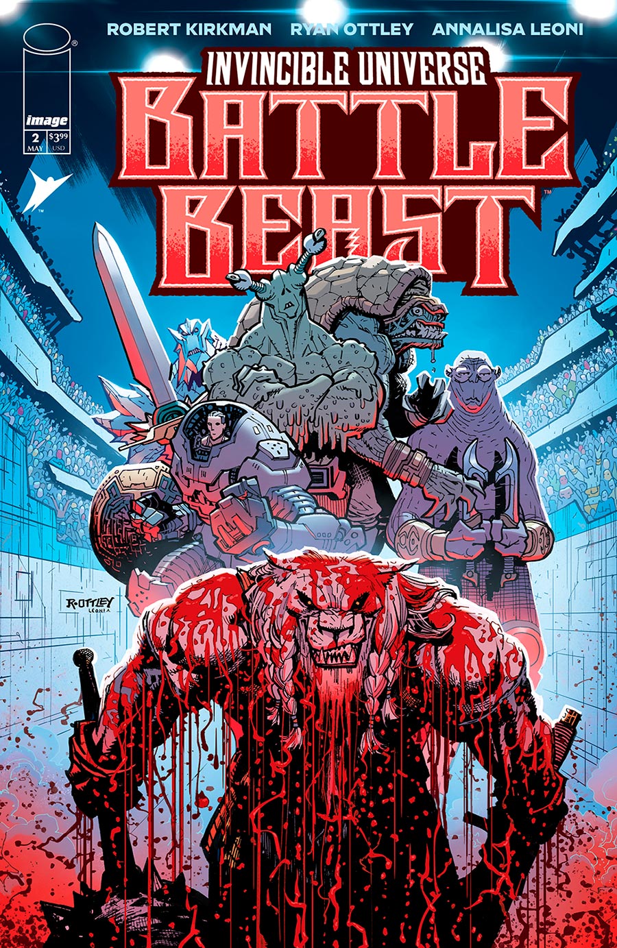 Invincible Universe Battle Beast #2 Cover A Regular Ryan Ottley & Annalisa Leoni Cover