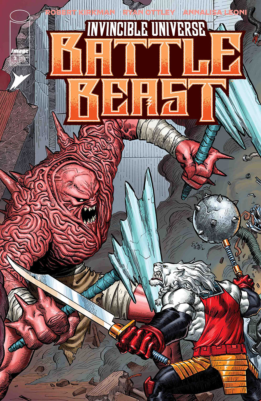 Invincible Universe Battle Beast #2 Cover C Incentive EJ Su Variant Cover
