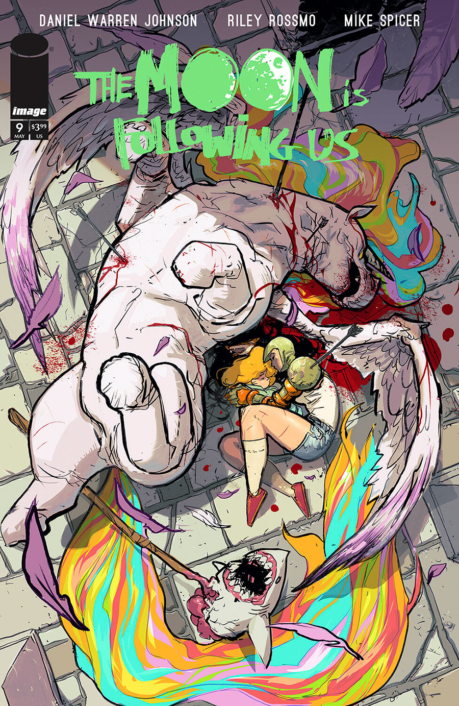 The Moon Is Following Us #9 Cover A Regular Riley Rossmo Cover
