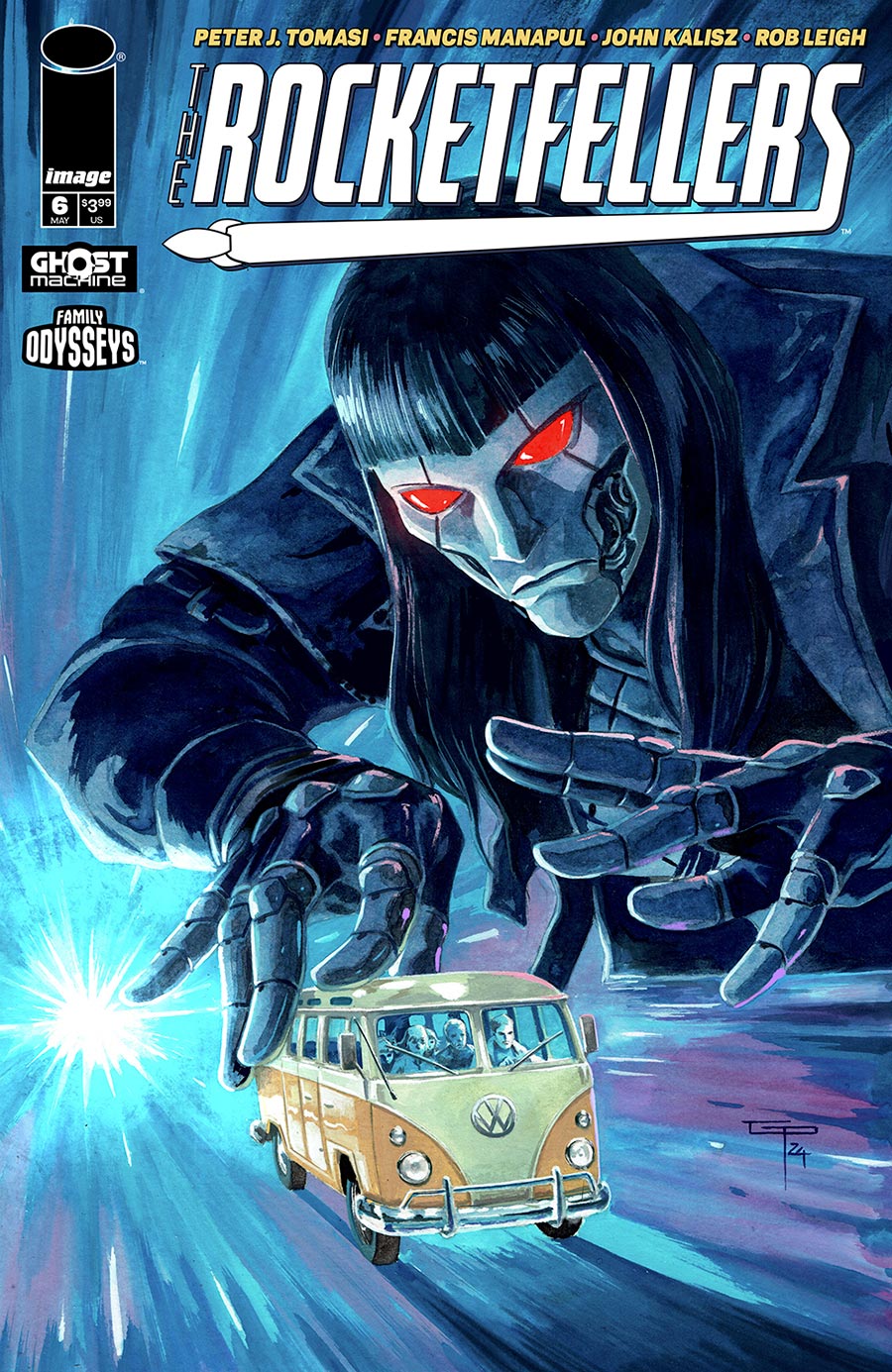 Rocketfellers #6 Cover B Variant German Peralta Cover