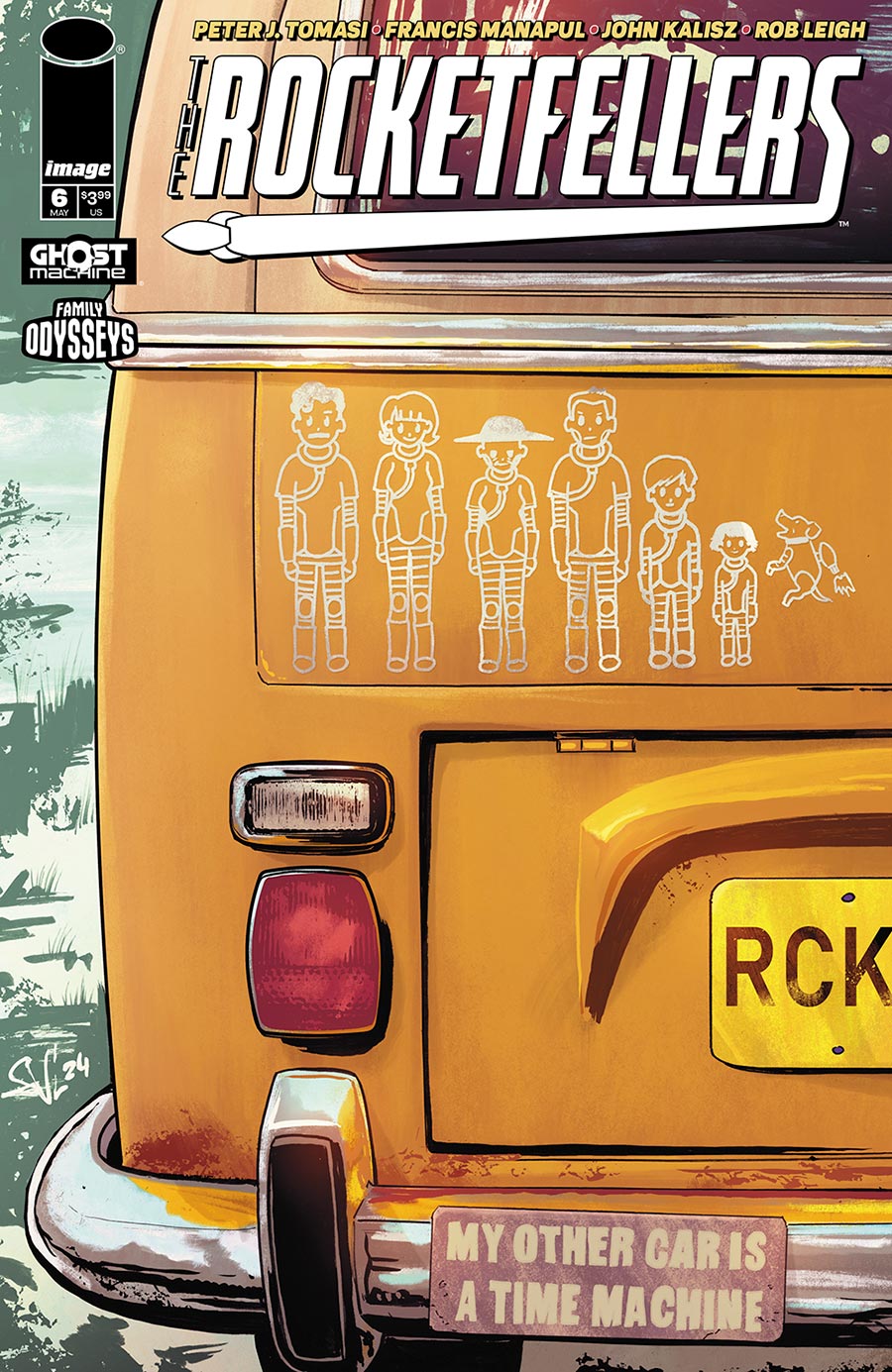 Rocketfellers #6 Cover C Variant Sean Von Gorman Cover