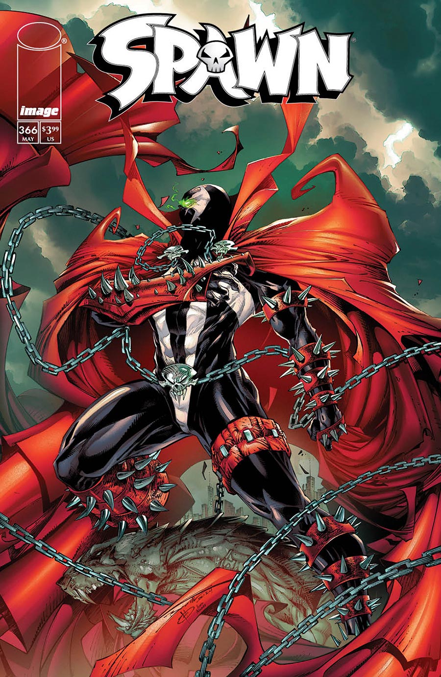 Spawn #366 Cover A Regular Brett Booth Cover