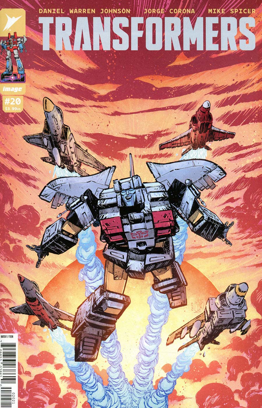 Transformers Vol 5 #20 Cover B Variant Jorge Corona & Mike Spicer  Cover (Limit 1 Per Customer)