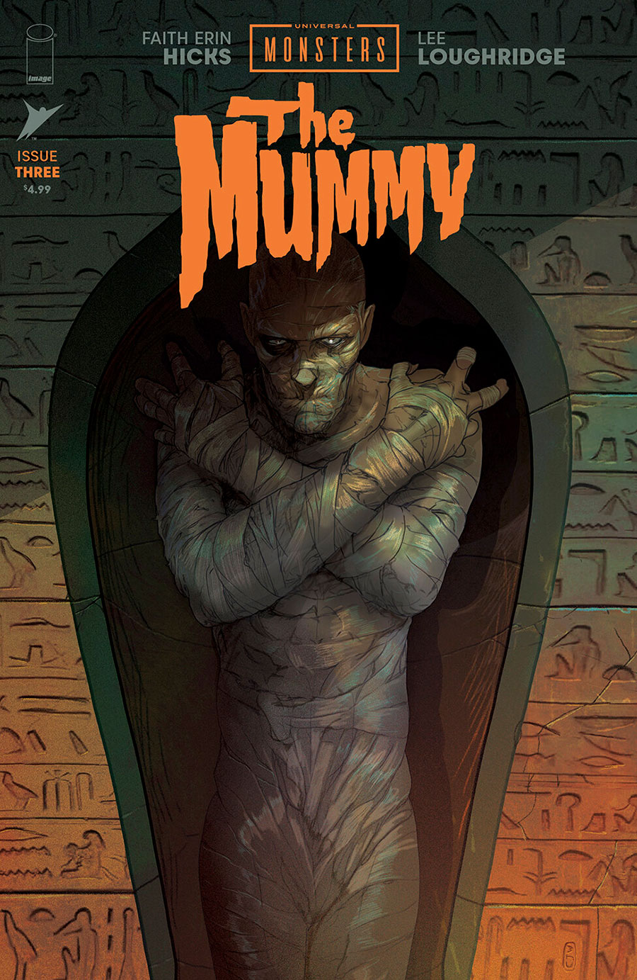 Universal Monsters The Mummy #3 Cover E Incentive Christian Ward Variant Cover