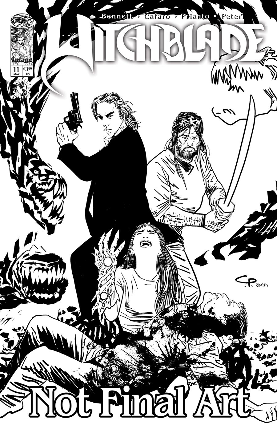 Witchblade Vol 3 #11 Cover B Variant CP Smith Cover
