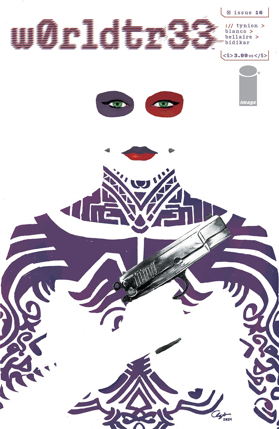 w0rldtr33 #16 Cover B Variant Paul Azaceta Cover