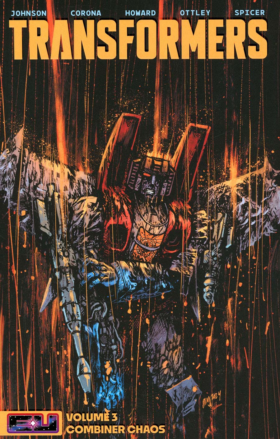 Transformers (2023) Vol 3 Combiner Chaos TP Book Market Daniel Warren Johnson & Mike Spicer Cover