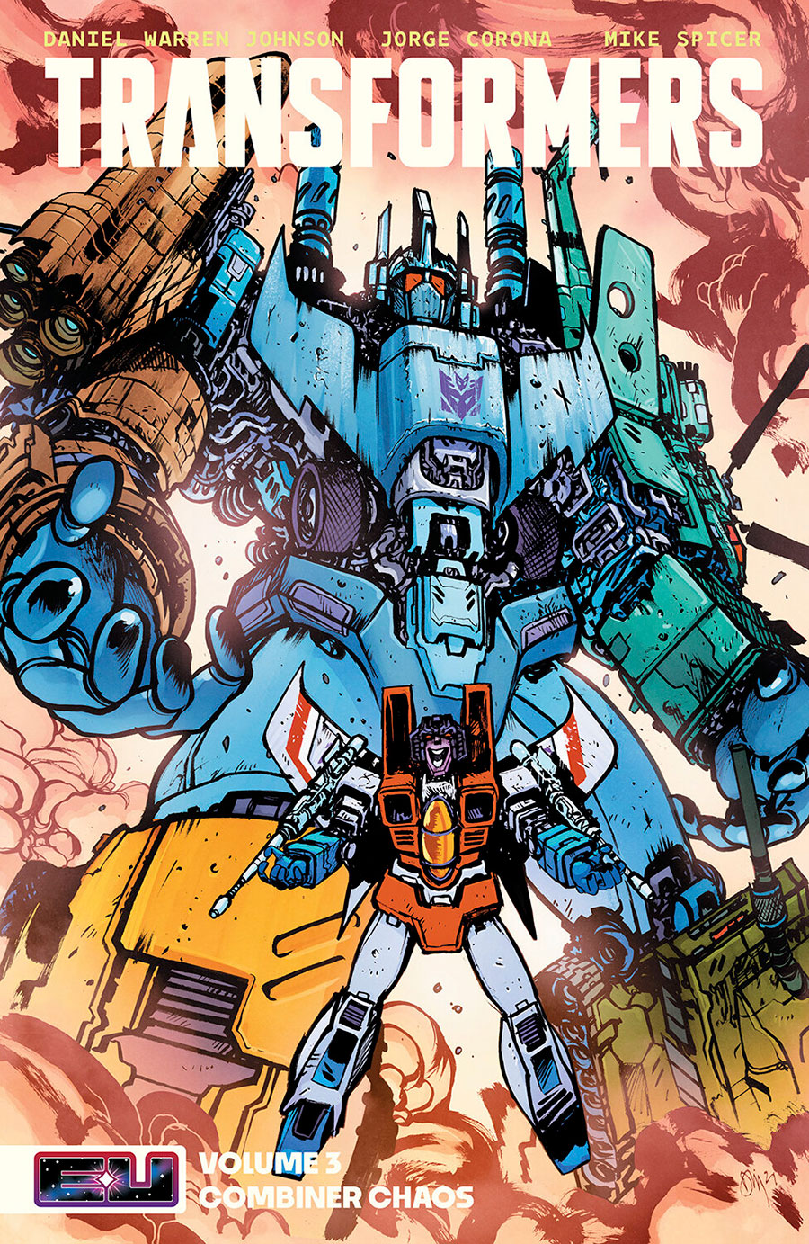 Transformers (2023) Vol 3 Combiner Chaos TP Direct Market Exclusive Daniel Warren Johnson & Mike Spicer Variant Cover