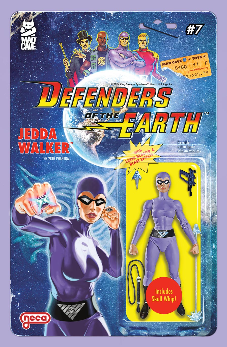 Defenders Of The Earth Vol 2 #7 Cover B Variant Djordje Djokovic Action Figure Cover