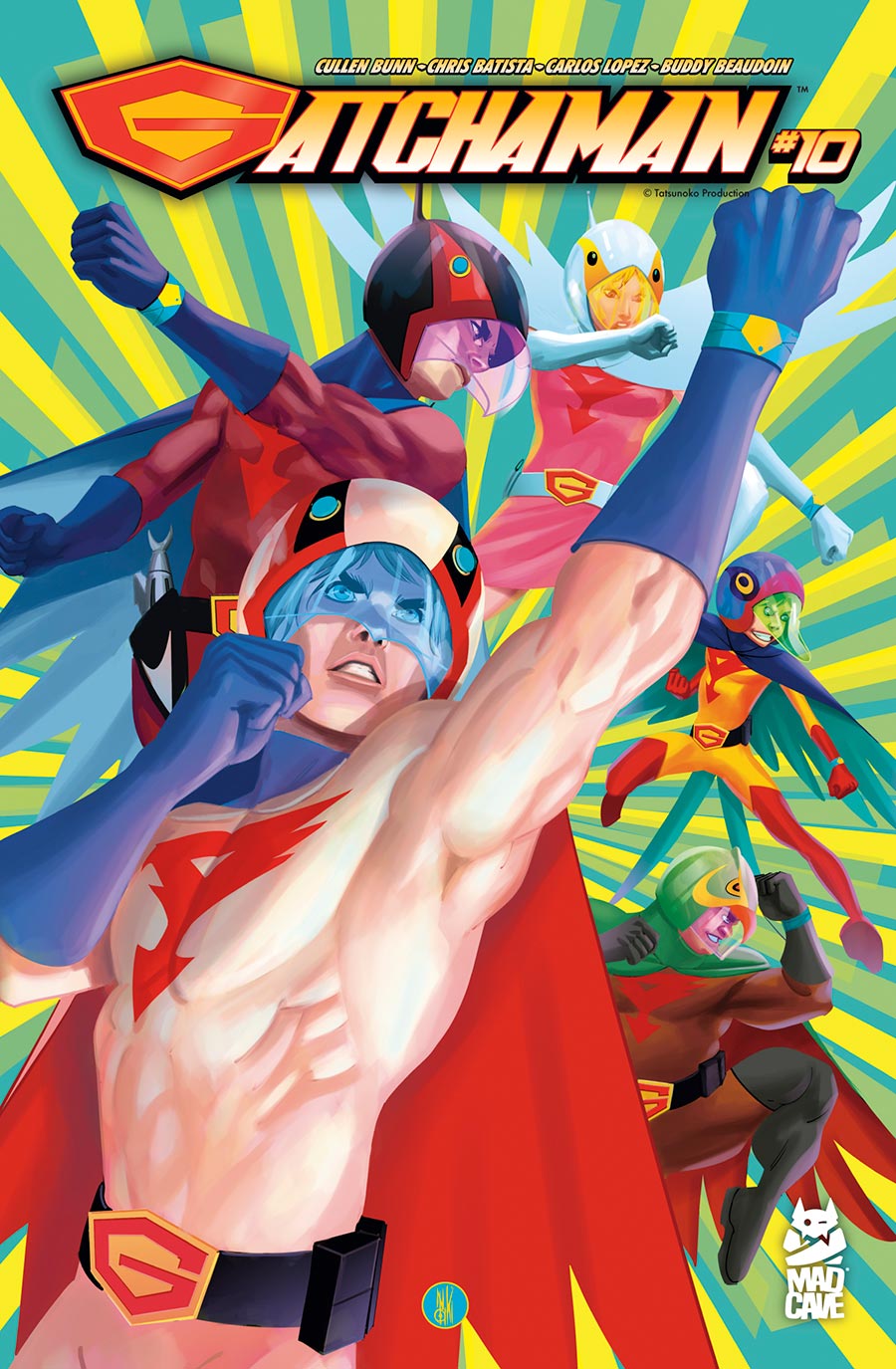 Gatchaman #10 Cover A Regular Inaki Miranda Cover