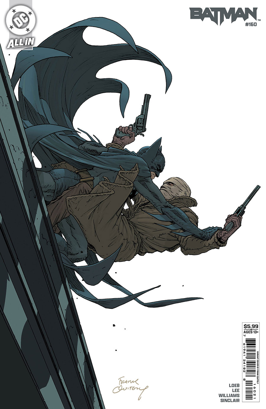 Batman Vol 3 #160 Cover B Variant Frank Quitely Card Stock Cover (DC All In)(Hush 2 Part 3)